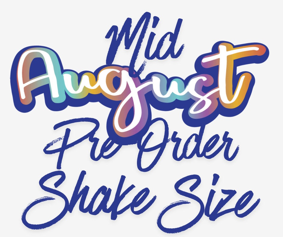 Mid August Pre-Order SHAKE SIZE  (Fits 16-24oz Karat Cup ortapered cup)