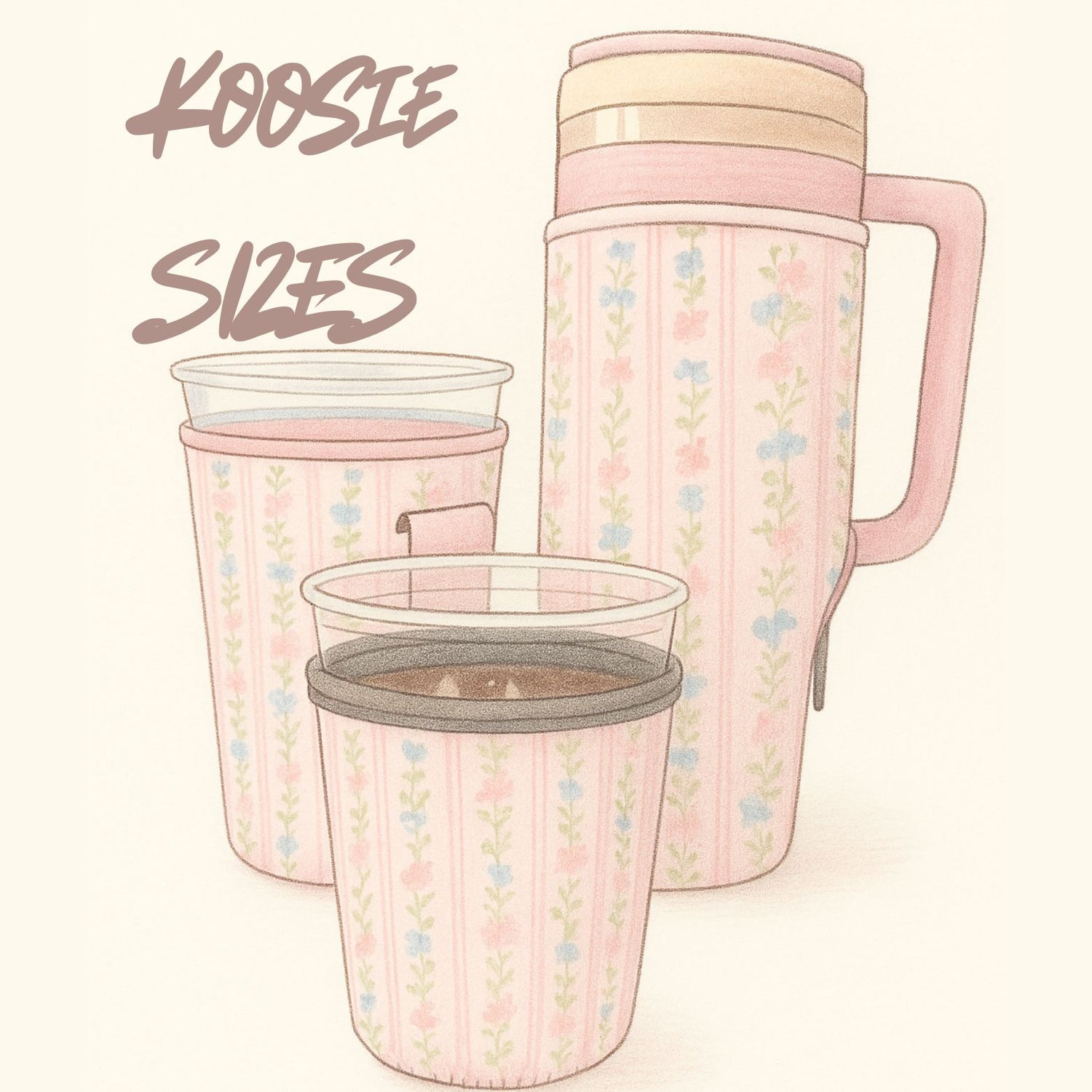 Koosie Sizes Examples