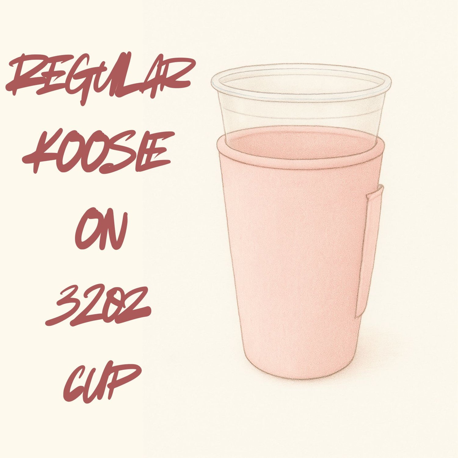 REGULAR SIZE CUP KOOSIES FIT 24-32oz