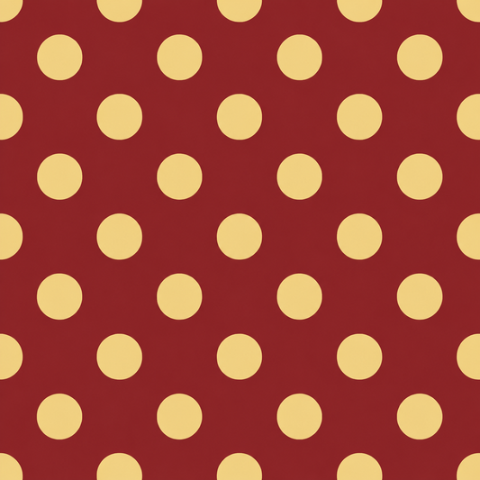 (MID OCTOBER PRE-ORDER) Cardinal Red & Gold Dots (Sorority Inspired -CHI OMEGA) (TALL ONLY)