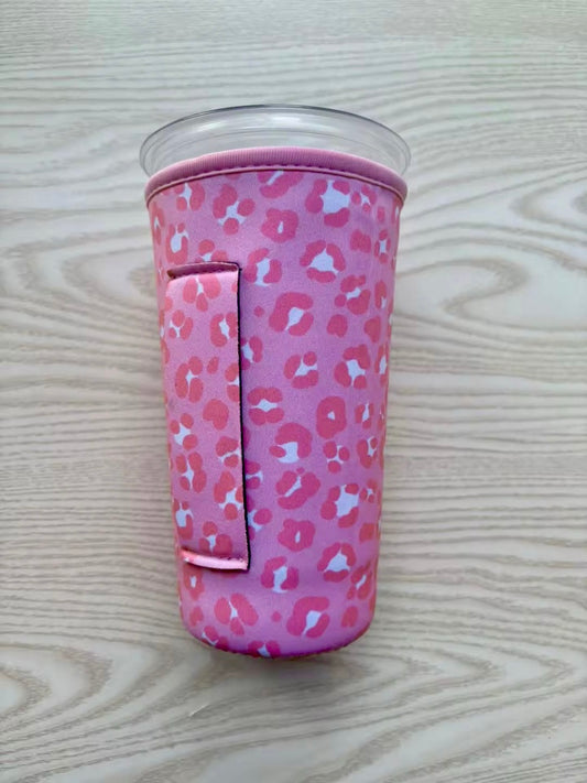 PINK & WHITE LEOPARD