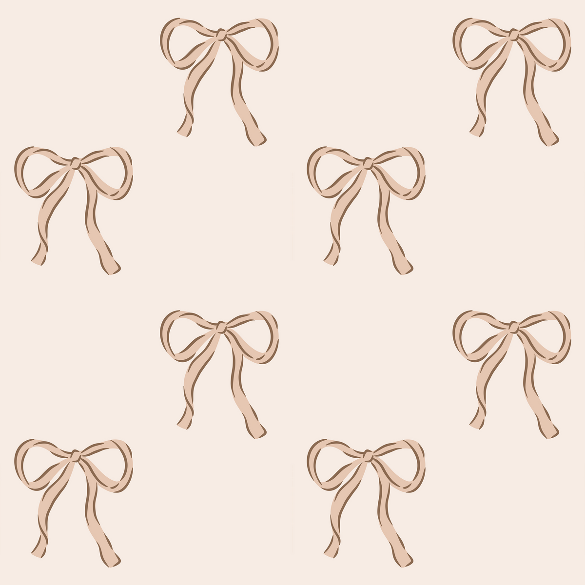 (MID OCTOBER PRE-ORDER) Tan Bows (TALL ONLY)