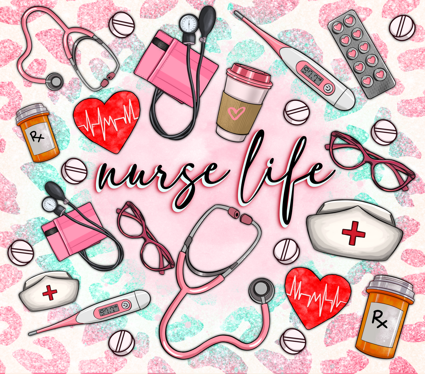 LM-
NURSE LIFE PINK (TALL ONLY)
