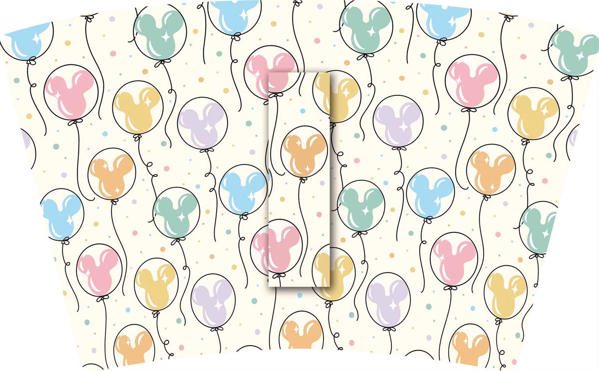 (MID OCTOBER PRE-ORDER) 
HAPPIEST PLACE BALLOONS (TALL ONLY)
