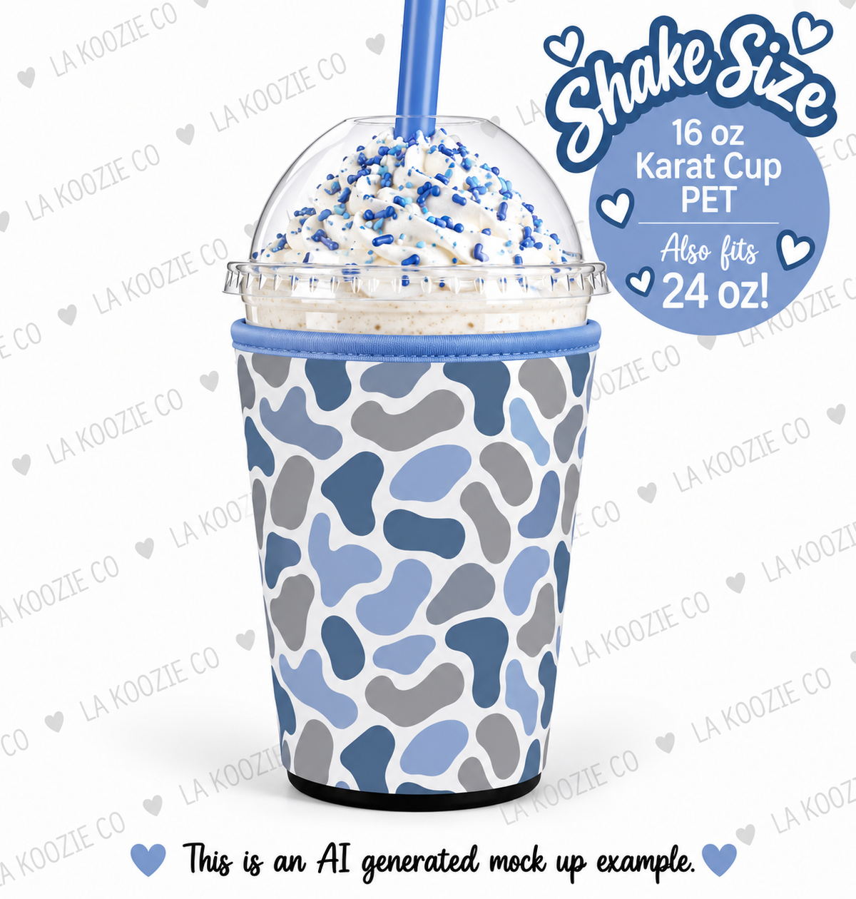(MID OCTOBER PRE-ORDER) Blue Camo (SHAKE SIZE)