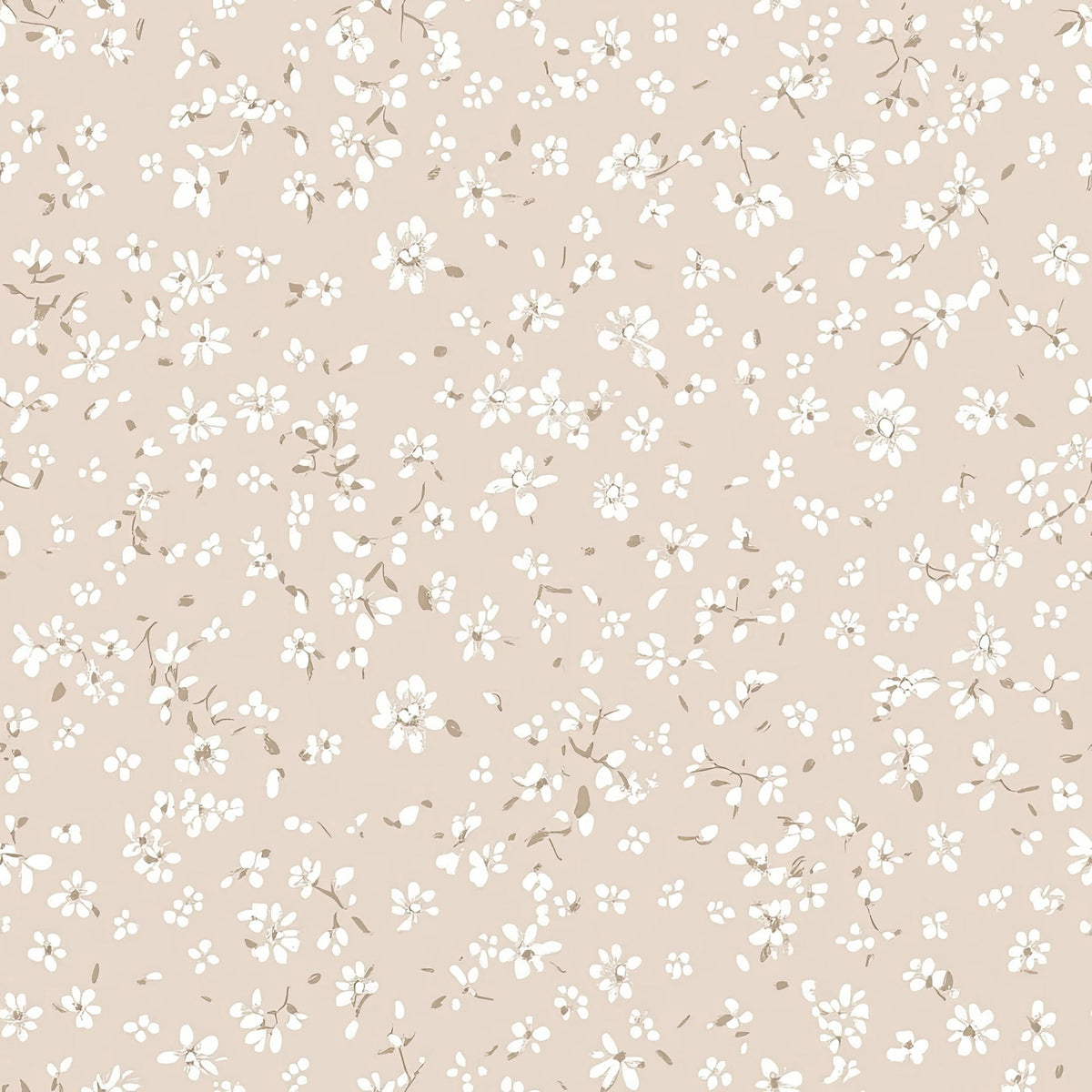(MID OCTOBER PRE-ORDER) TAN with WHITE FLOWERS   (TALL ONLY)