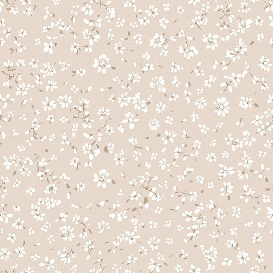 (MID OCTOBER PRE-ORDER) TAN with WHITE FLOWERS   (TALL ONLY)