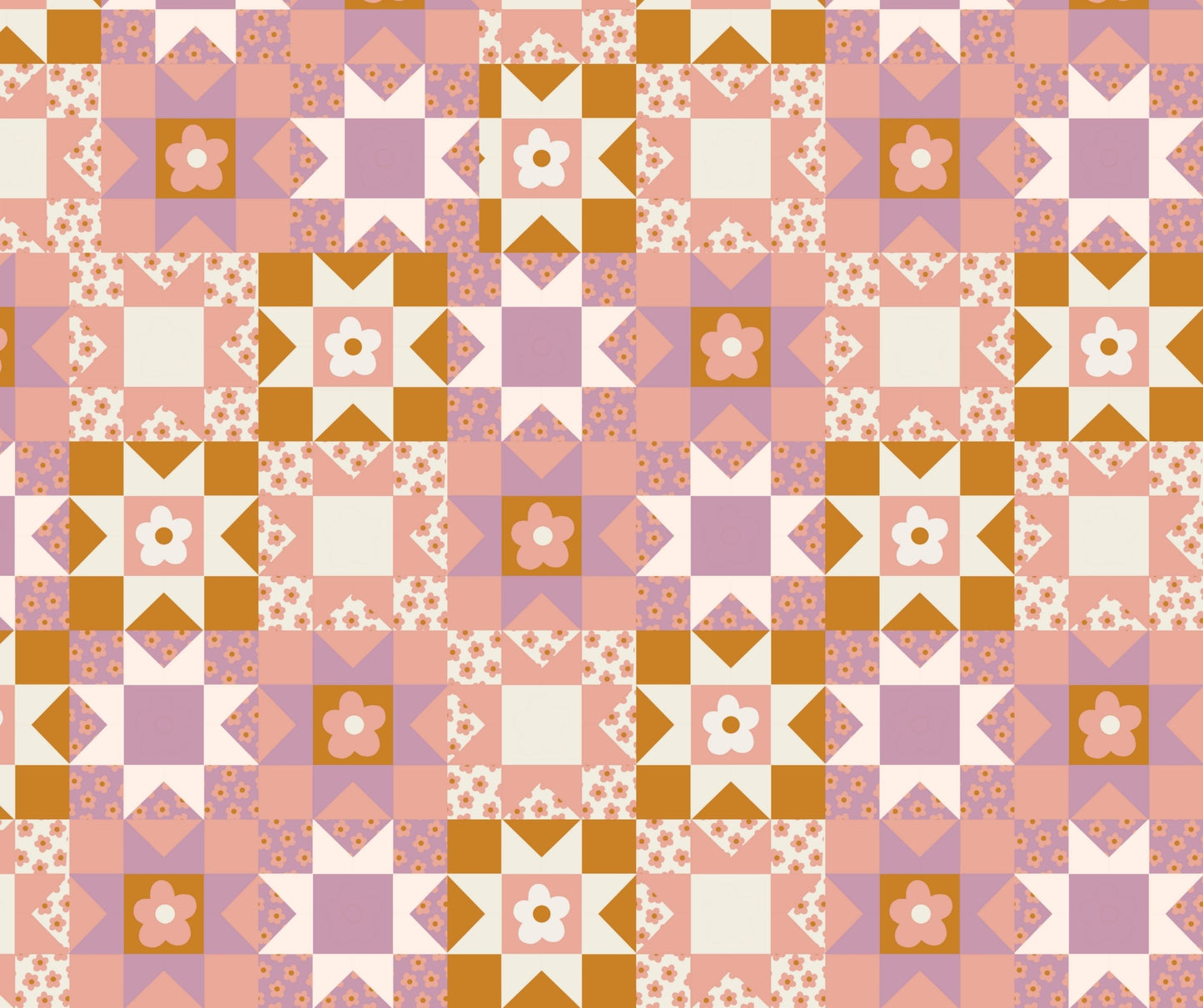 *BROWN STAR QUILT  (TALL ONLY)