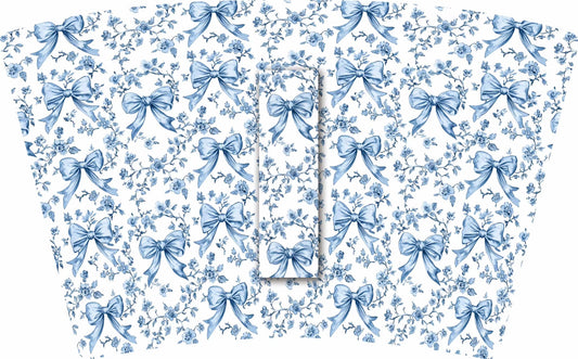 *NEW BLUE BOWS (TALL)