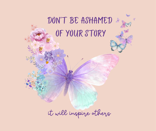 (MID JUNE PRE-ORDER) DON’T BE ASHAMED OF YOUR STORY-Floral Butterfly (TALL ONLY)