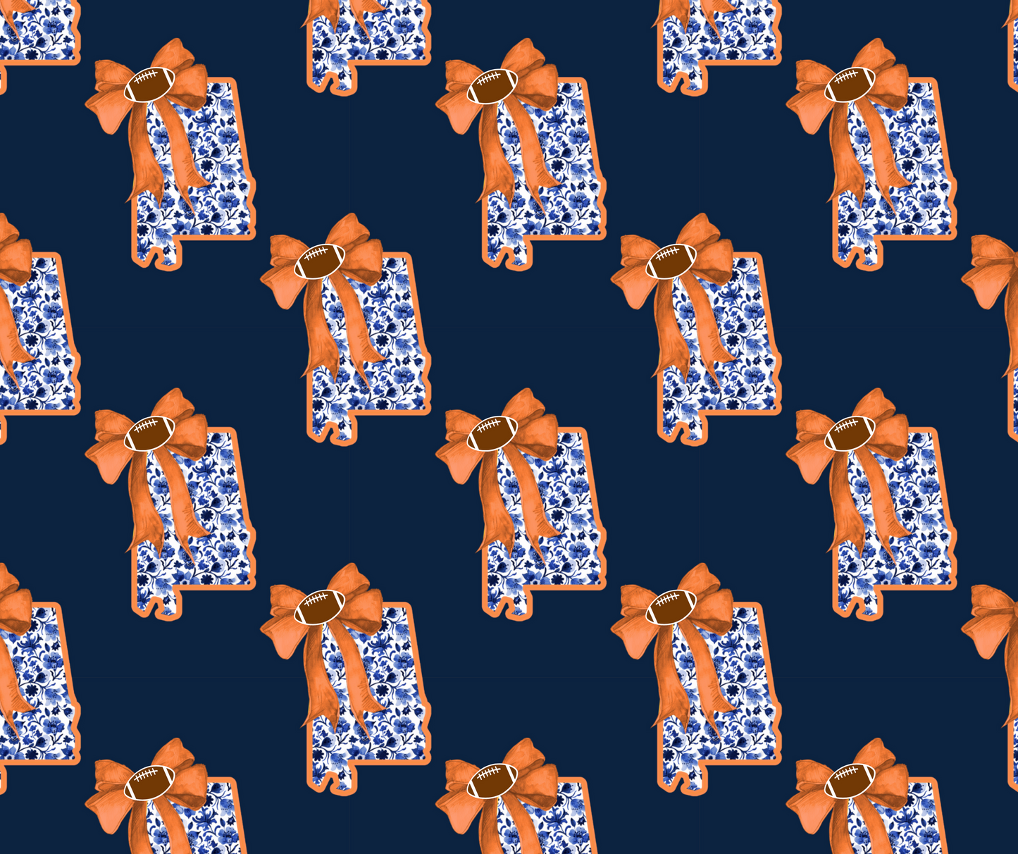 Navy & Orange AL STATE AUB TALL