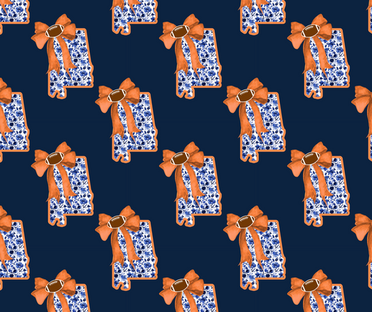 (MID OCTOBER PRE-ORDER) 
Navy & Orange AL STATE AUB (TALL ONLY)
