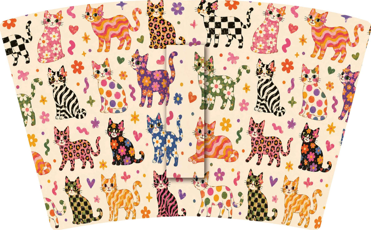 (MID OCTOBER PRE-ORDER) 
CATS-MULTI PATTERN  (TALL ONLY)