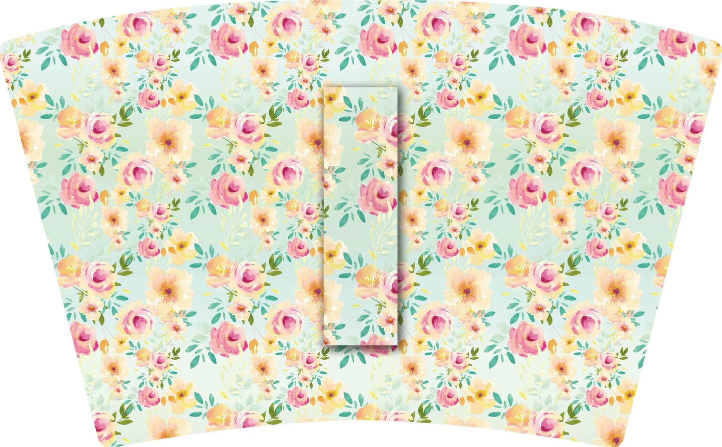 (EARLY SEPTEMBER PRE-ORDER) MINT FLORAL with Yellow Bow (TALL ONLY)