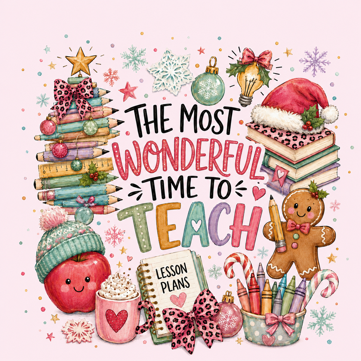 (MID OCTOBER PRE-ORDER) Wonderful Time To Teach  (TALL ONLY)