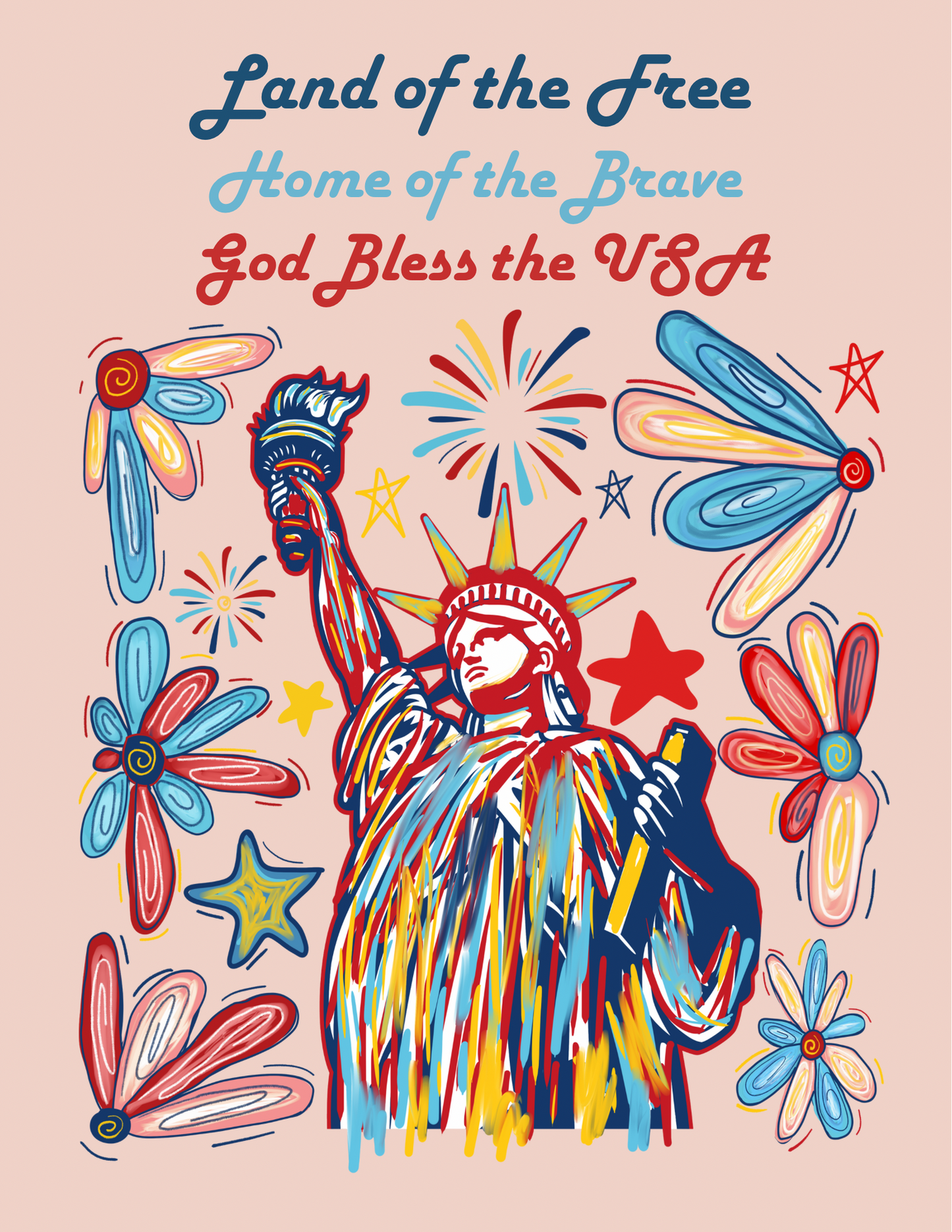 July 4th Statue of Liberty  (TALL ONLY)
