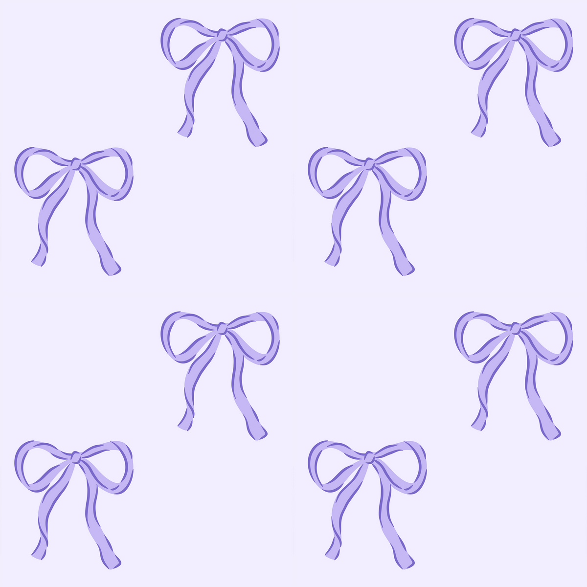 (MID OCTOBER PRE-ORDER) Lavender Bows (TALL ONLY)
