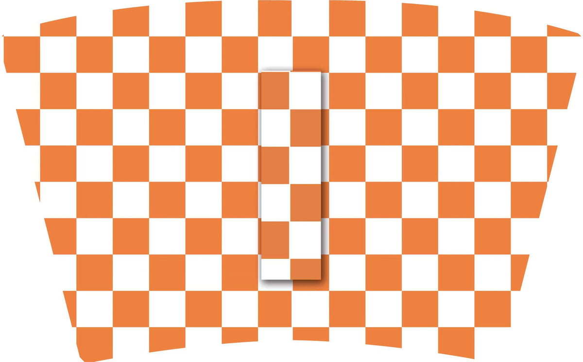 (MID OCTOBER PRE-ORDER) Orange Checker   (TALL ONLY)