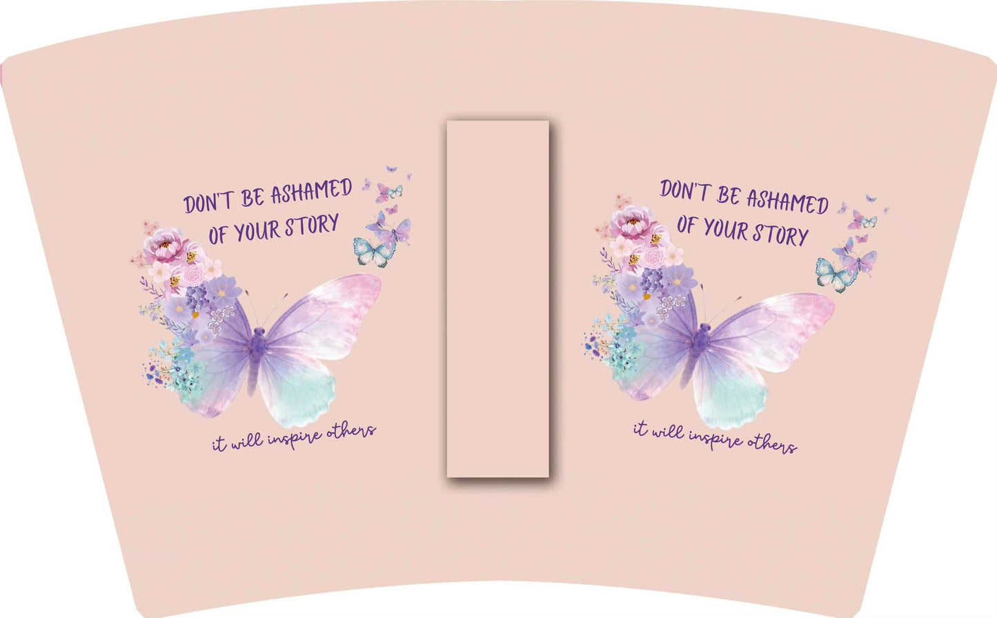 (MID JUNE PRE-ORDER) DON’T BE ASHAMED OF YOUR STORY-Floral Butterfly (TALL ONLY)