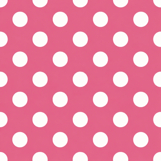 (MID OCTOBER PRE-ORDER) Rose Pink  & White Dots (Sorority Inspired -PHI MU) (TALL ONLY)