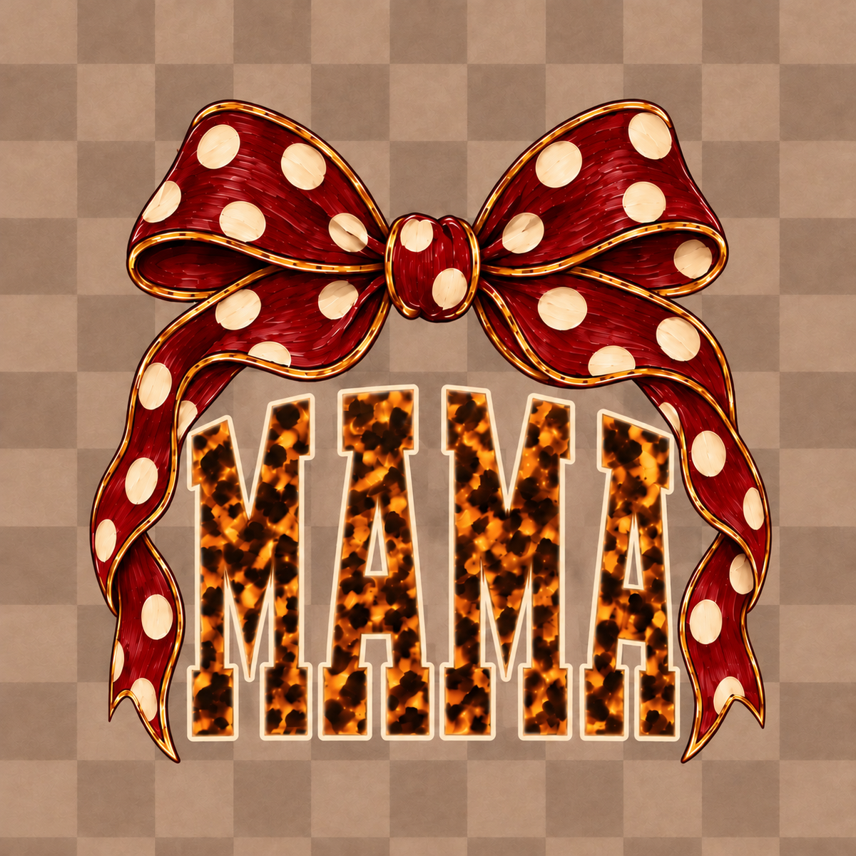 (LATE NOVEMBER PRE-ORDER) MAMA-Crimson bow (TALL ONLY)