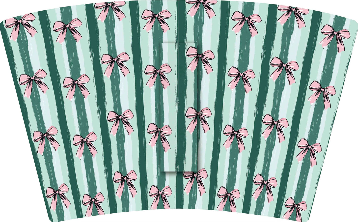 (MID AUGUST PRE-ORDER) WINTERGREEN STRIPES WITH PINO BOWS (TALL ONLY)