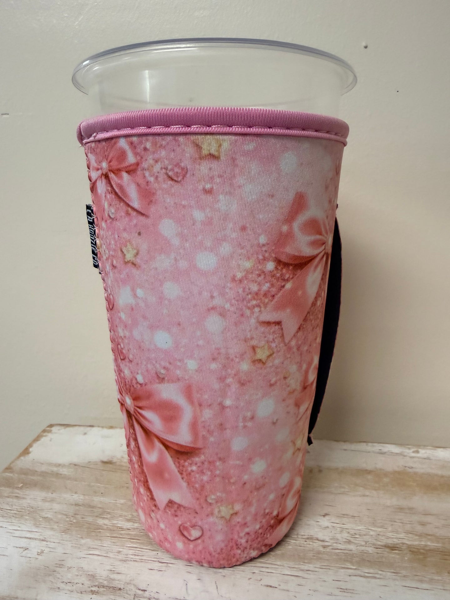 Pink Sparkle Bows Tall Only