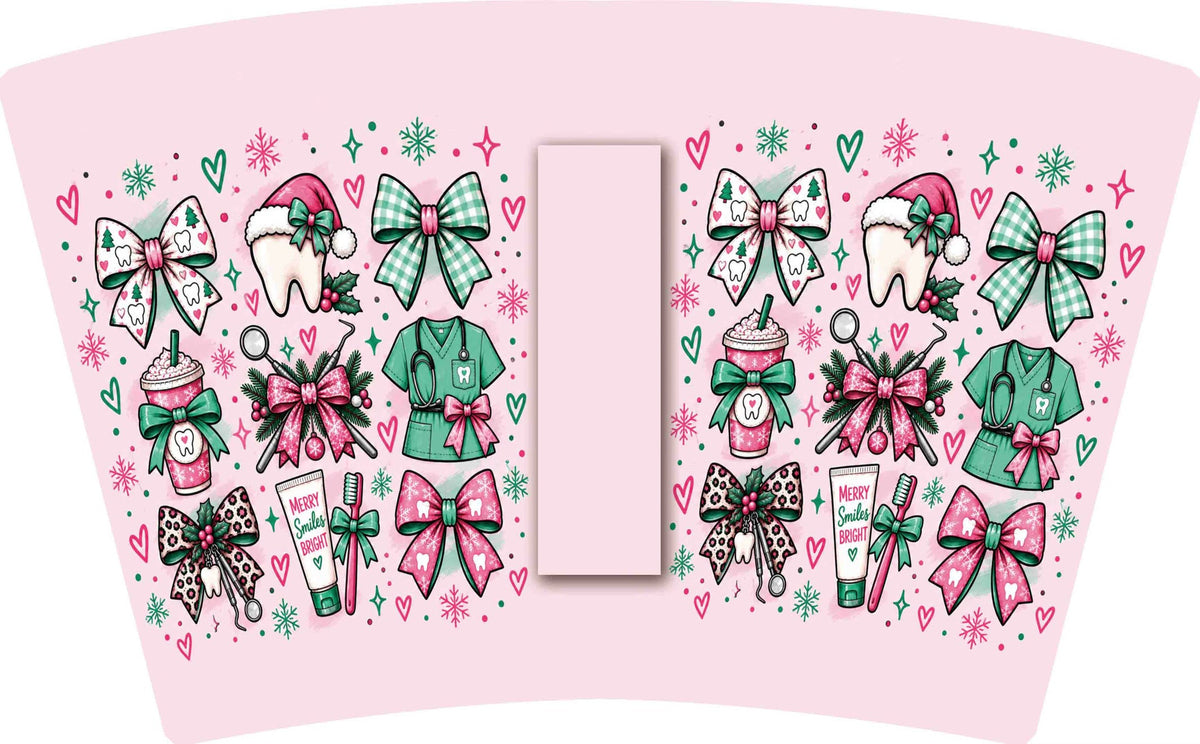 (MID OCTOBER PRE-ORDER) Pink Christmas Dental  (TALL ONLY)