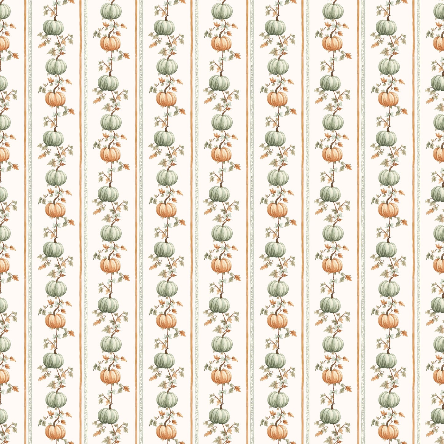 FALL PUMPKINS & STRIPES TALL
