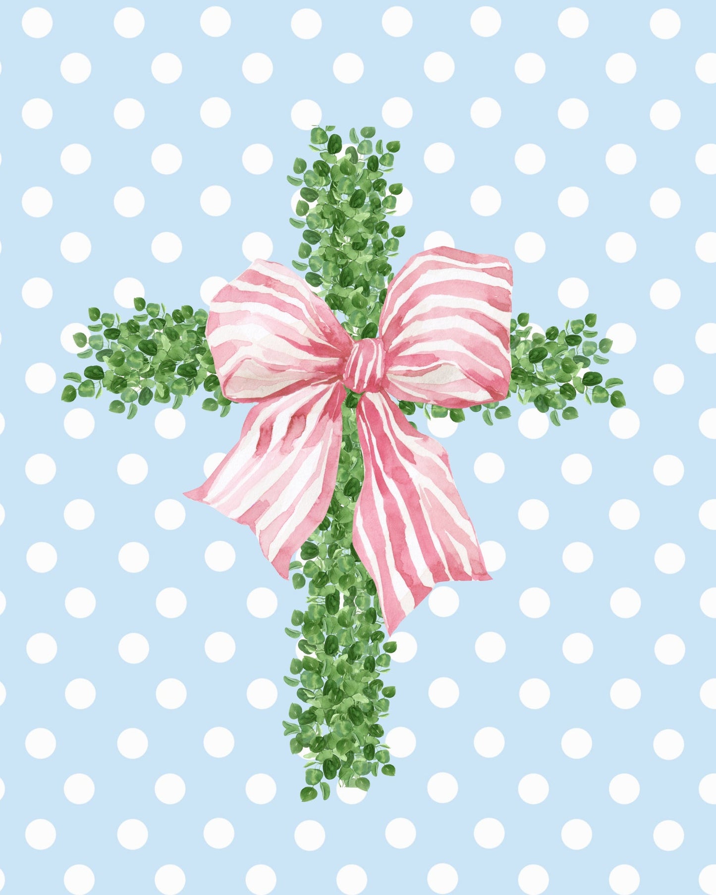 LM-IVY CROSS with Bow (TALL ONLY)