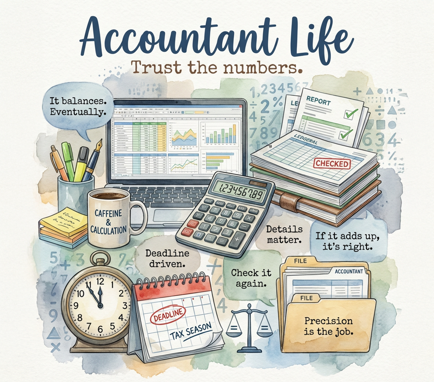 (MID JUNE PRE-ORDER) ACCOUNTANT LIFE  (TALL ONLY)