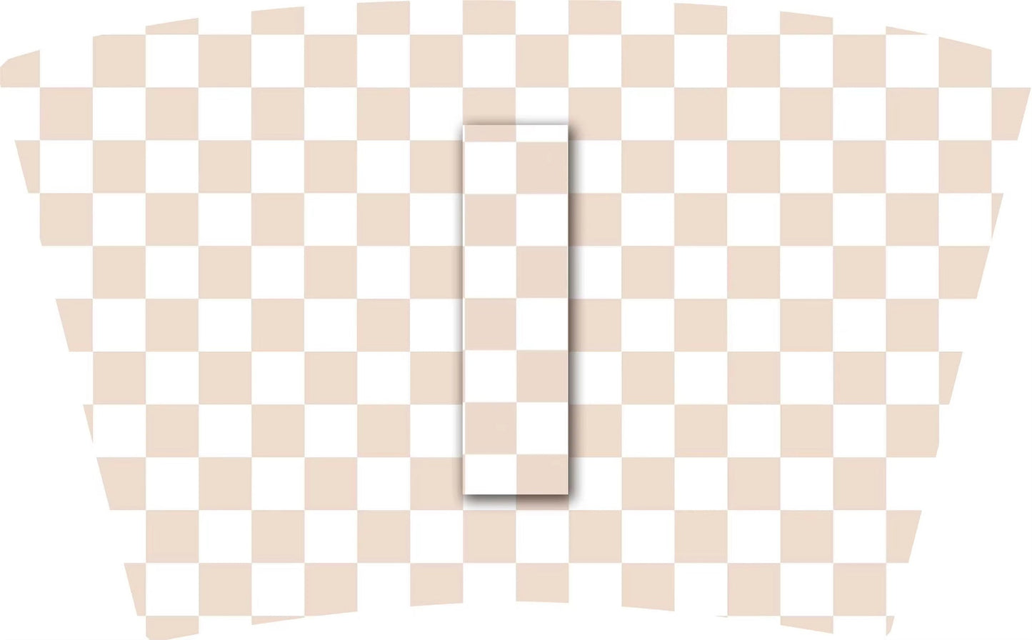 (MID JUNE PRE-ORDER) TAN & WHITE CHECKER (TALL ONLY)