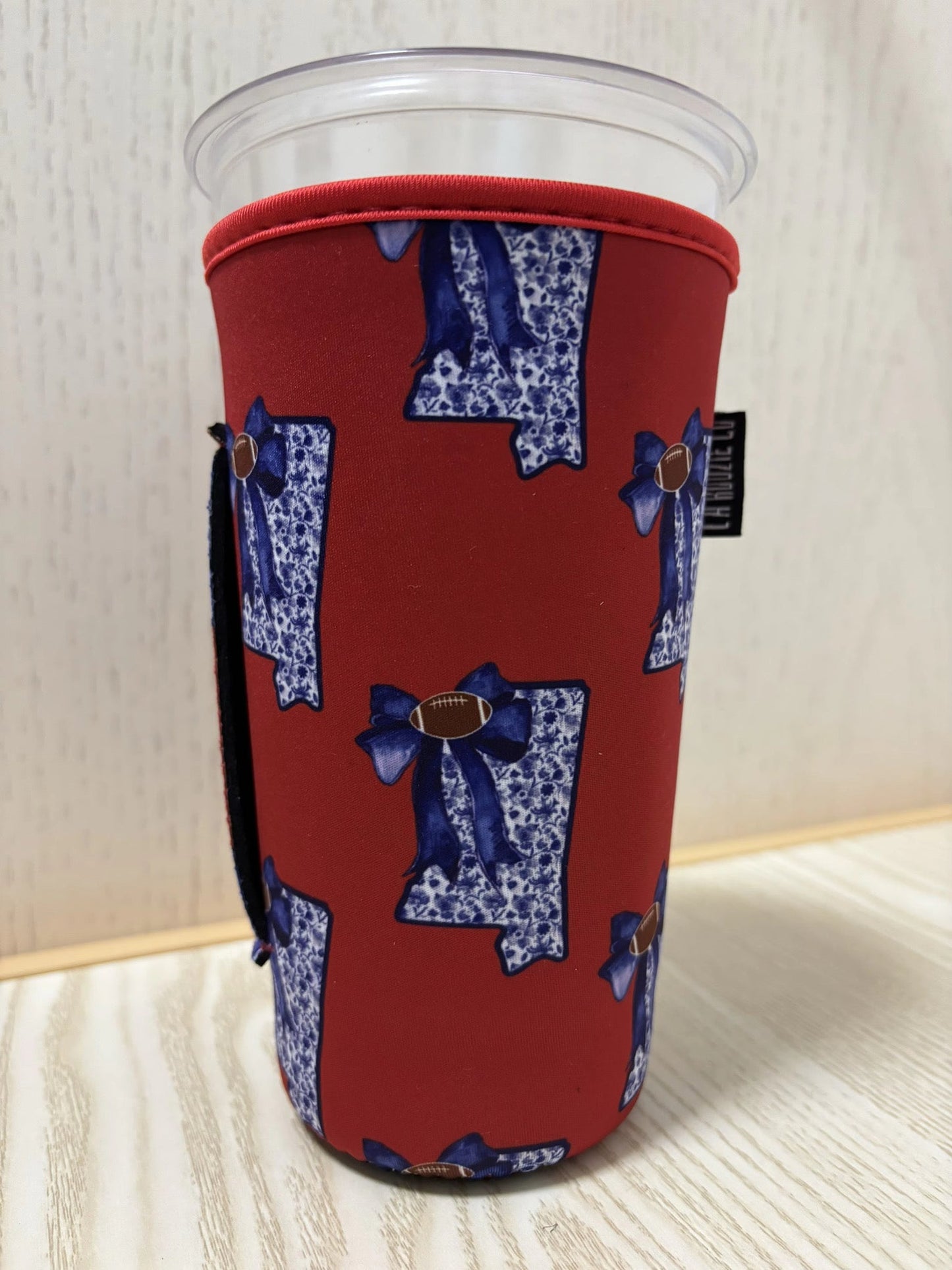 Red & Blue MS STATEWITH BOW TALL