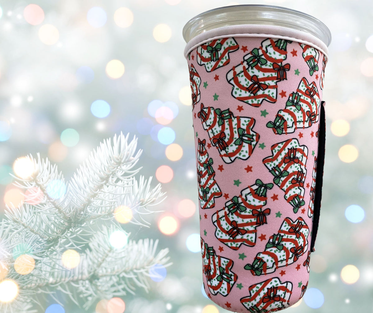 (MID OCTOBER PRE-ORDER) 
Christmas -PINK SNACK CAKES (TALL ONLY)