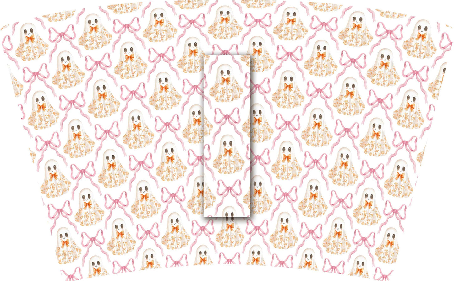 (EARLY SEPTEMBER PRE-ORDER) ORANGE BOW GHOST & PINK BOWS(TALL ONLY)