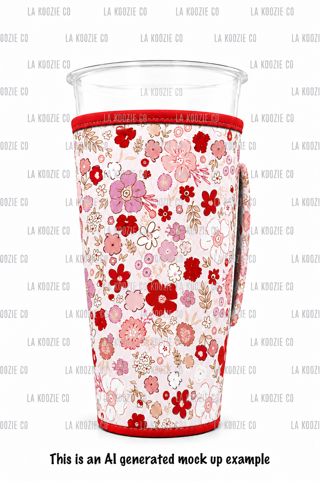 (EARLY SEPTEMBER PRE-ORDER)  RED & PINK FLOWERS  (TALL ONLY)