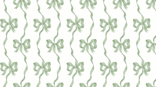 #1 Sage Green Bows (MID JUNE PRE-ORDER)