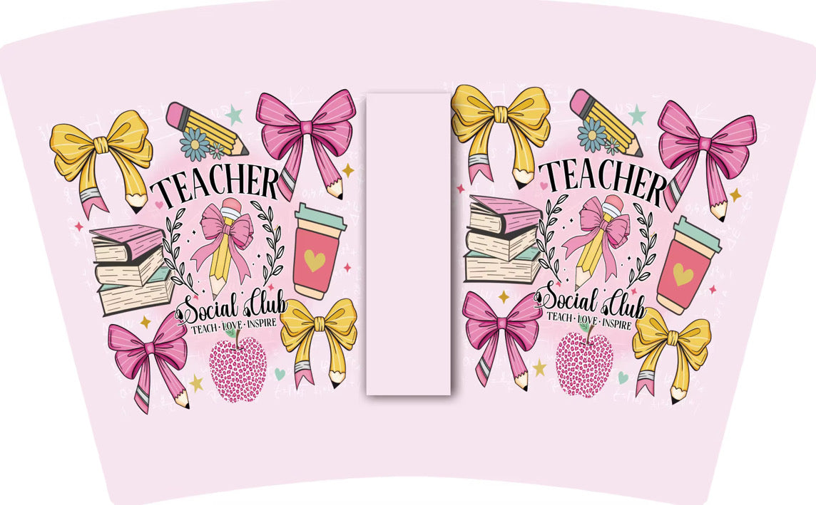 (MID JUNE PRE-ORDER)  TEACHER SOCIAL CLUB  (TALL ONLY)