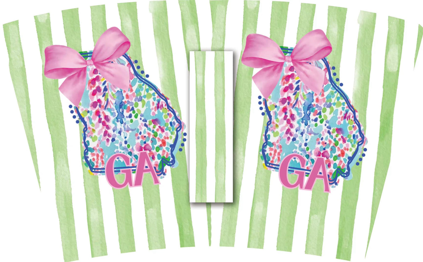 (EARLY SEPTEMBER PRE-ORDER) Georgia Stripes & Bows (TALL ONLY)