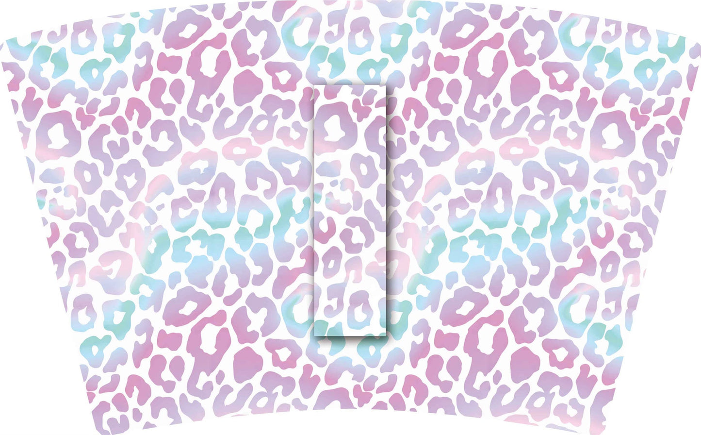 (EARLY SEPTEMBER PRE-ORDER) LAVENDER BLUE LEOPARD with Lavender Bow  (TALL ONLY)