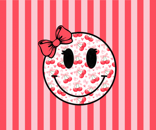 (MID JUNE PRE-ORDER) SMILING CHERRIES RED & PINK (TALL ONLY)