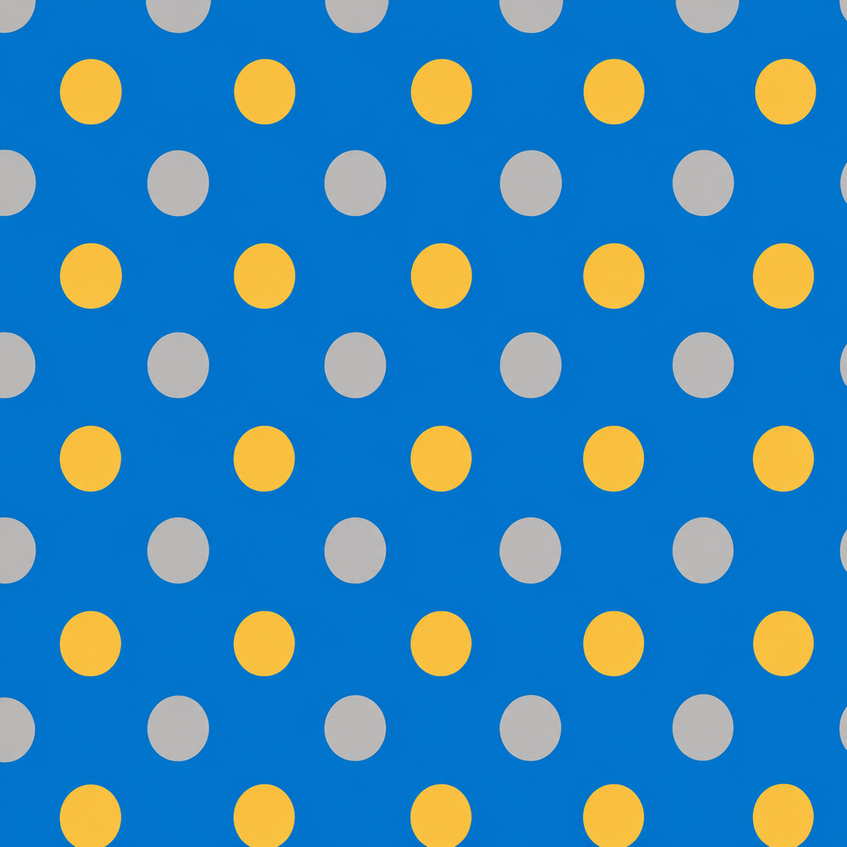 (MID OCTOBER PRE-ORDER) Blue(Ceruleaun), Silver & Gold Dots (Sorority Inspired -TRI DELTA) (TALL ONLY)