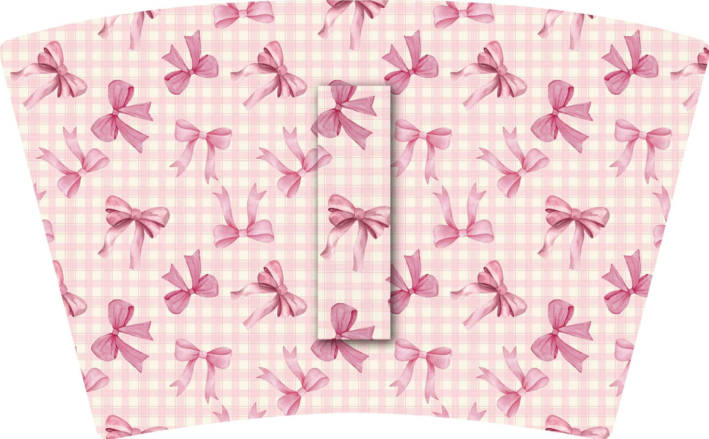 (MID AUGUST PRE-ORDER) PINK GINGHAM BOWS(TALL ONLY)