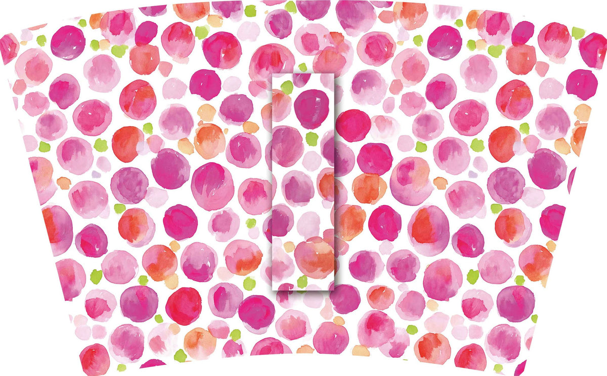 (MID OCTOBER PRE-ORDER) PINK WATERCOLOR DOTS (TALL ONLY)