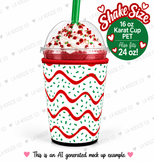 (MID OCTOBER PRE-ORDER) Christmas Tree Cake (SHAKE SIZE)