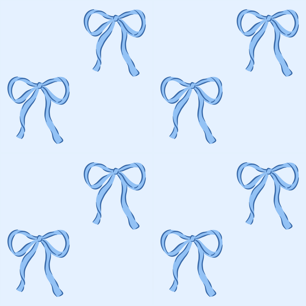 (MID OCTOBER PRE-ORDER) Blue Bows (TALL ONLY)