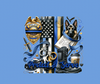 PROTECT & SERVE (TALL)