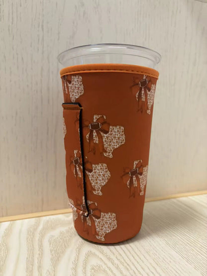 Orange TX STATE WITH BOW TALL RETAIL