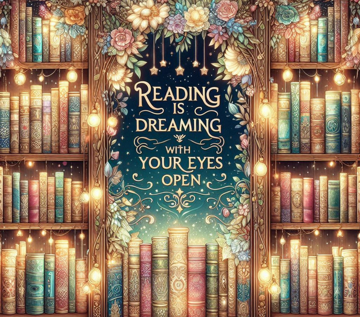 *READING IS DREAMING TALL ONLY