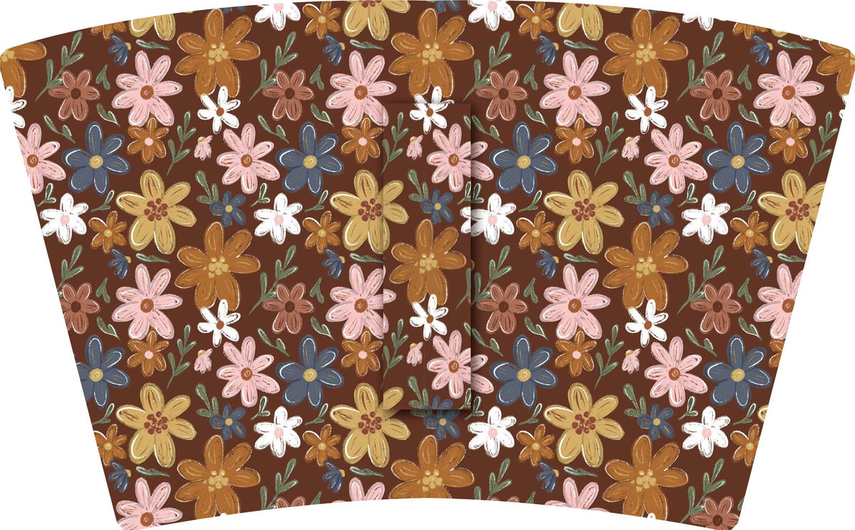 (MID OCTOBER PRE-ORDER)FALL BROWN PAINTED DAISIES (TALL ONLY)